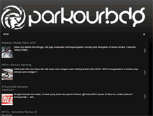 Tablet Screenshot of parkourbandung.com